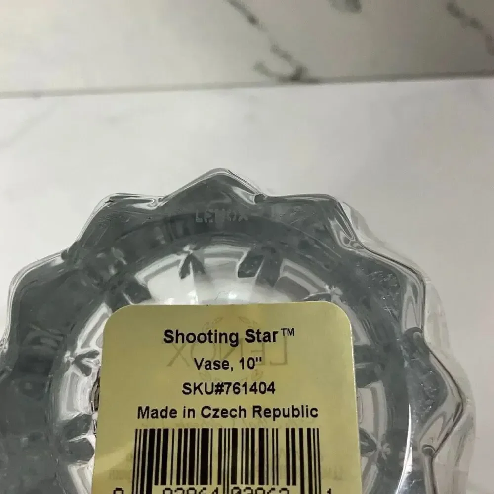 LENOX Shooting Star Crystal Vase